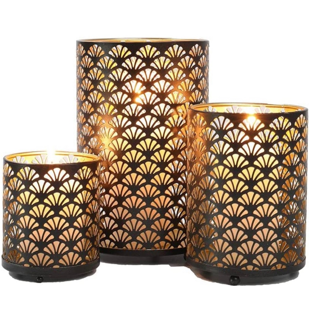 3 candle holder set!